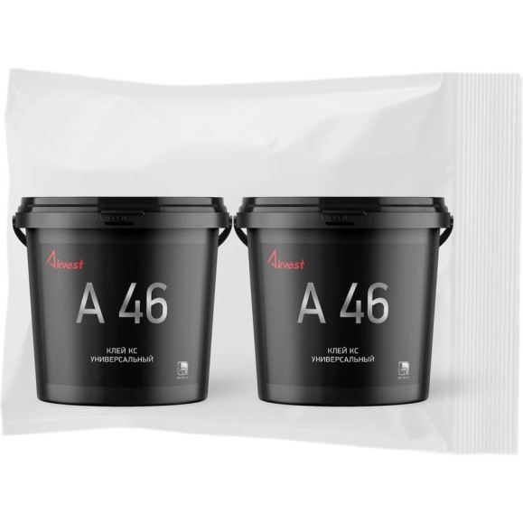 Клей универсальный строительный Akvest КС А-46 1,3 кг 2 шт (набор) ВИ00040-66 Клей универсальный строительный Akvest КС А-46 1,3 кг 2 шт (набор) ВИ00040-66