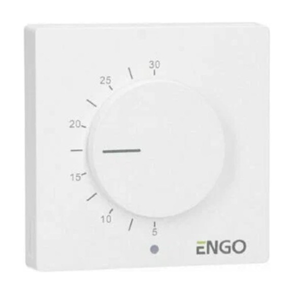 Терморегулятор ENGO controls, непрограммируемый, 230 В, белый ESIMPLE230W