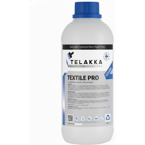Очиститель тканей. TEXTILE PRO CLEANING 1л Telakka 7693730390249