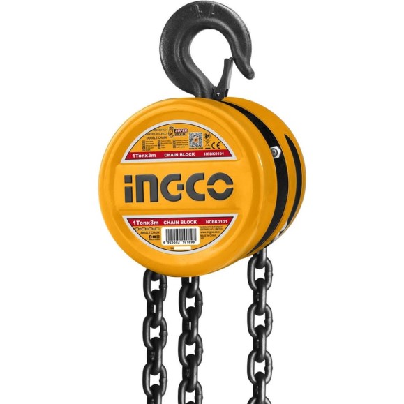 Таль цепная INGCO механическая 1 т. 3м HCBK0101