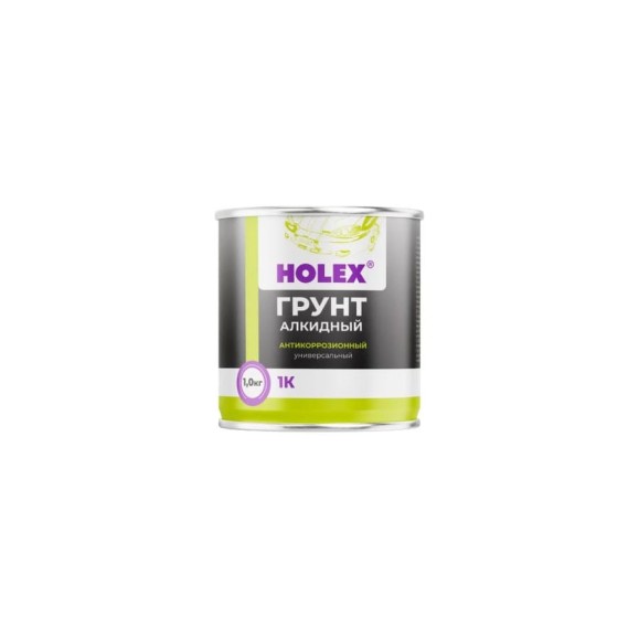 Грунт акриловый HOLEX 1К быстросохнущий черный 1кг HAS-244665