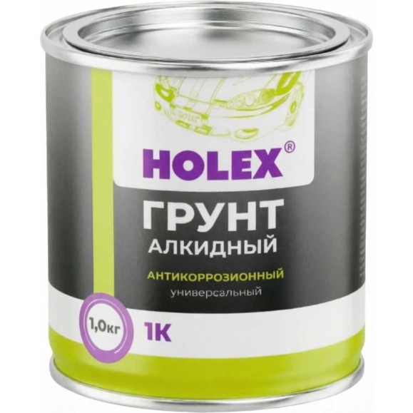 Грунт антикоррозионный алкидный 1К универсальный серый HOLEX 1кг HAS-244634 Грунт антикоррозионный алкидный 1К универсальный серый HOLEX 1кг HAS-244634