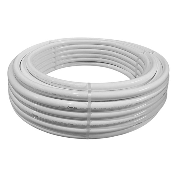 Труба металлопластиковая WAAG Multi DN32 x 3,0 PN10 (бухта 50м) PE-Xb / Al / PE-Xb, белая WG.3230050 Труба металлопластиковая WAAG Multi DN32 x 3,0 PN10 (бухта 50м) PE-Xb / Al / PE-Xb, белая WG.3230050