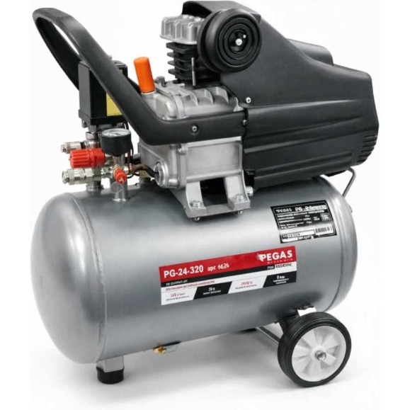Поршневой масляный компрессор Pegas pneumatic Professional 24-320 6624 Поршневой масляный компрессор Pegas pneumatic Professional 24-320 6624
