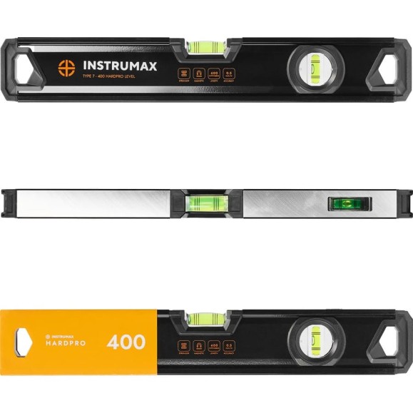 Уровень противоударный, магнитный INSTRUMAX HARDPRO 400 IM0192