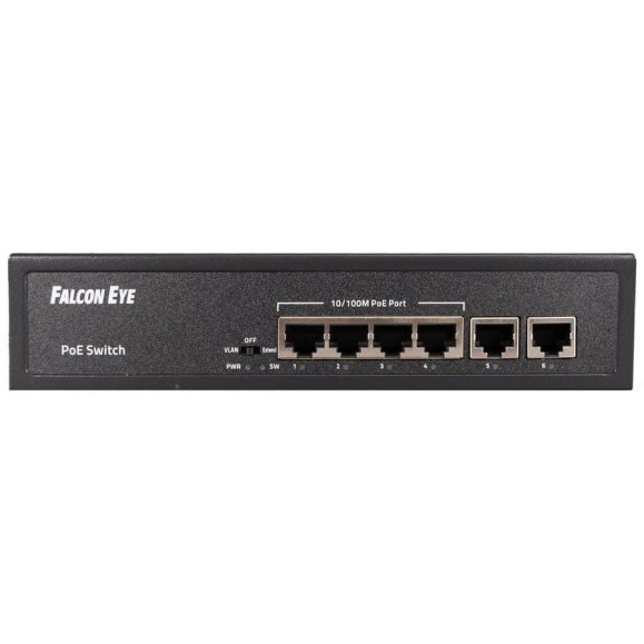 PoE коммутатор 6 портовый неуправляемый Falcon Eye FE-4FPF2 00-00330351 PoE коммутатор 6 портовый неуправляемый Falcon Eye FE-4FPF2 00-00330351