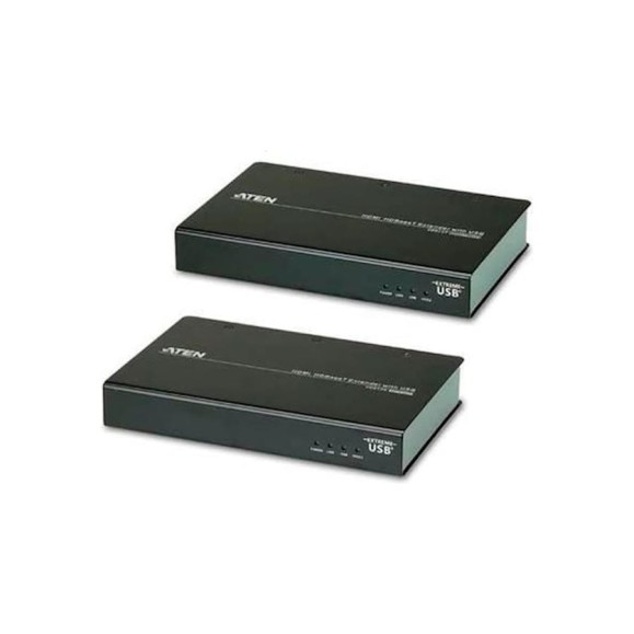 Удлинитель ATEN HDMI HDBaseT c ExtremeUSB, 4K 100м VE813A-AT-G