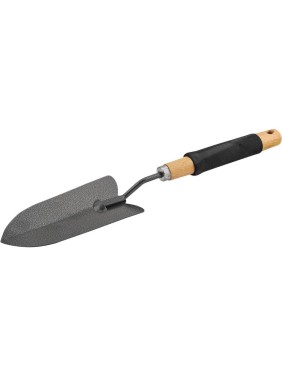 Совок посадочный WMC TOOLS с деревянной рукояткой(L-330мм ,ширина 60мм) WMC-TG2104020-B(50014)