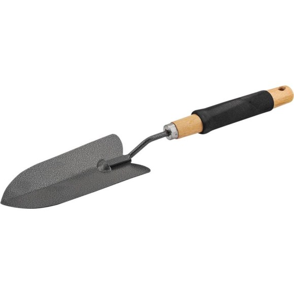 Совок посадочный WMC TOOLS с деревянной рукояткой(L-330мм ,ширина 60мм) WMC-TG2104020-B(50014)