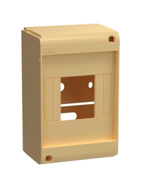Корпус пластиковый IEK UNION Mini КМПн-4 IP20 без двери сосна UIM-KP71-N-04-20-K34