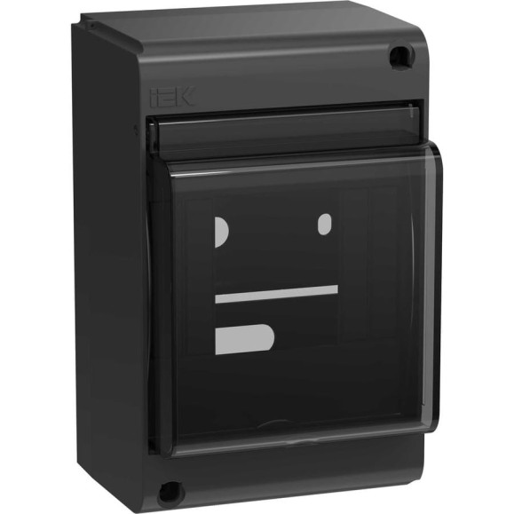 Корпус пластиковый IEK UNION Mini КМПн-4 IP30 черный UIM-KP72-N-04-20-K02 Корпус пластиковый IEK UNION Mini КМПн-4 IP30 черный UIM-KP72-N-04-20-K02