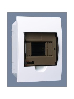 Корпус встраиваемый пластиковый ЩРВ-П, 6 мод., IP41 Dekraft 31002DEK