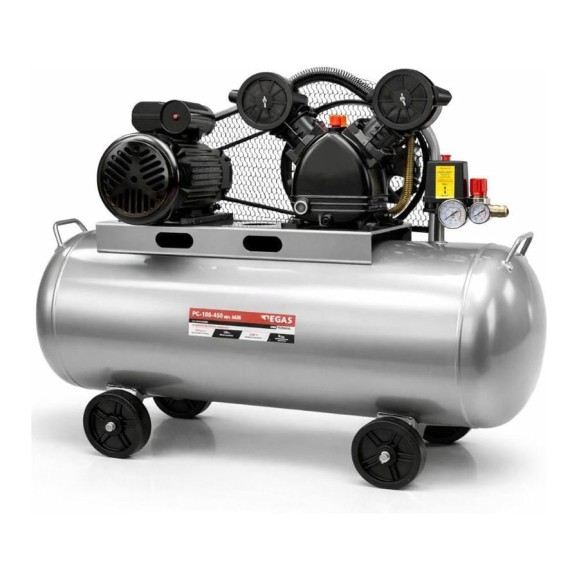 Поршневой масляный компрессор Pegas pneumatic Professional 100-450 6626