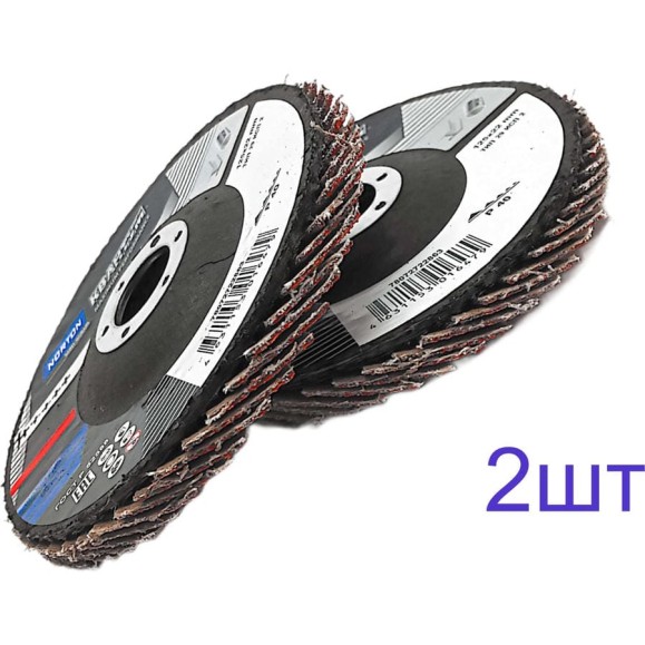 Лепестковый диск NORTON КЛТ2 Quantum 125x22 керамика P40 (2шт/упак) 101315