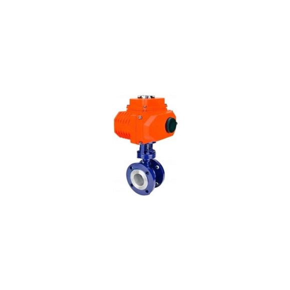 Затвор дисковый поворотный DN.ru с тройным эксцентриситетом WCB-304-M-F-ISO Ду100 Ру25, с пн.приводом DA-105-1 и БКВ LSB-510-02ExM12-250 D050-94736