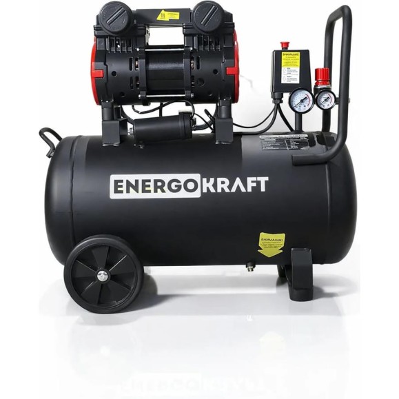 Компрессор ENERGOKRAFT 50 л/ресивер 1500 Вт 320 л/мин AIR-X 50/320PRO Kit-4 8 атм безмасляный 00-00002767 Компрессор ENERGOKRAFT 50 л/ресивер 1500 Вт 320 л/мин AIR-X 50/320PRO Kit-4 8 атм безмасляный 00-00002767
