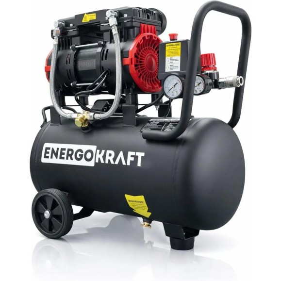 Компрессор ENERGOKRAFT 24 л/ресивер 1800 Вт 320 л/мин AIRMAX 24/320 PRO безмасляный 00-00001148