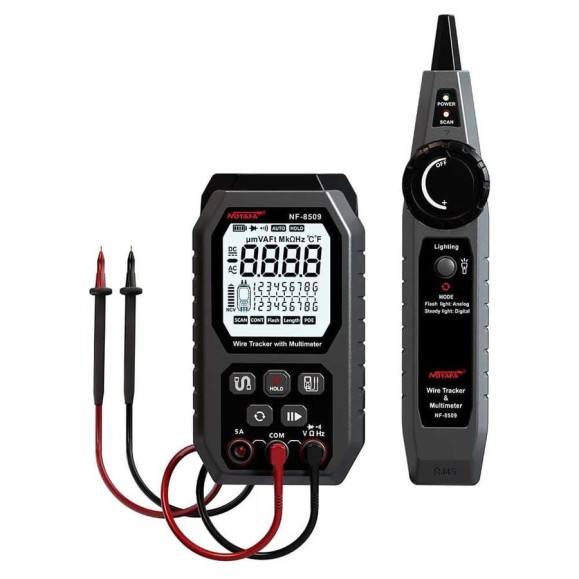 Кабельный тестер-мультиметр Noyafa NF-8509 N221 Кабельный тестер-мультиметр Noyafa NF-8509 N221