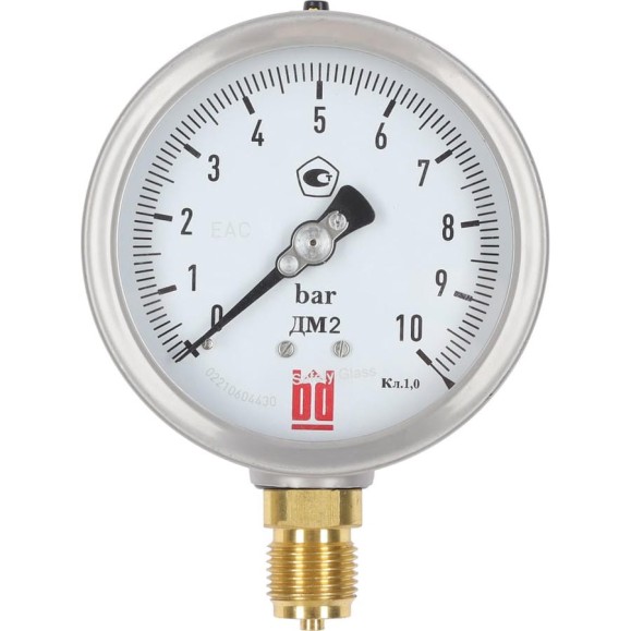 Манометр BD ДМ 2 100 Р (0-600) кгс/см2, кл.1,0, М20х1,5 125111154039