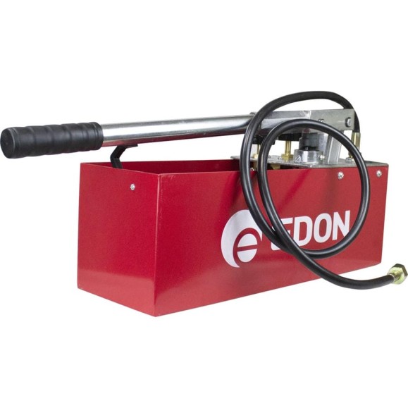 Насос опрессовочный EDON PPT-50 (50 бар, 12 л, 45 мл/такт, 1/2", манометр) 40589