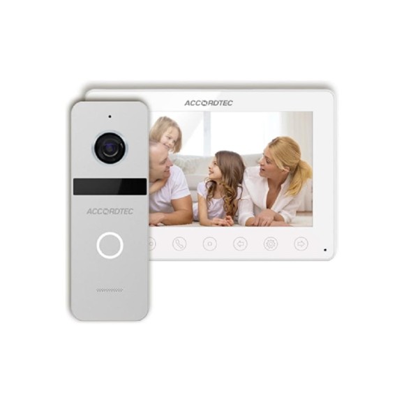 Комплект домофонии ACCORDTEC AT-home10 WH-SL AT-14730