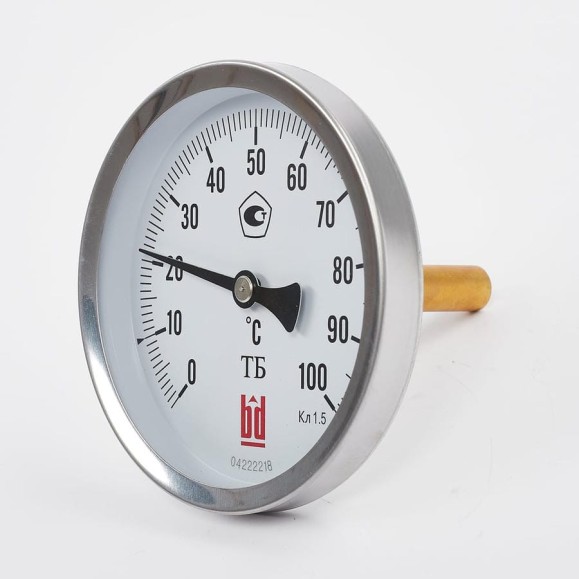 Биметаллический термометр BD ТБ 80Т/64 (0-100 °C), G 1/2, 1,5 рос, 51639111123