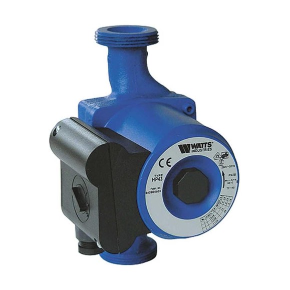 Насос Watts HP43 1 1/4-2 циркуляционный (напор до 4,6 м) с гайками 1701143
