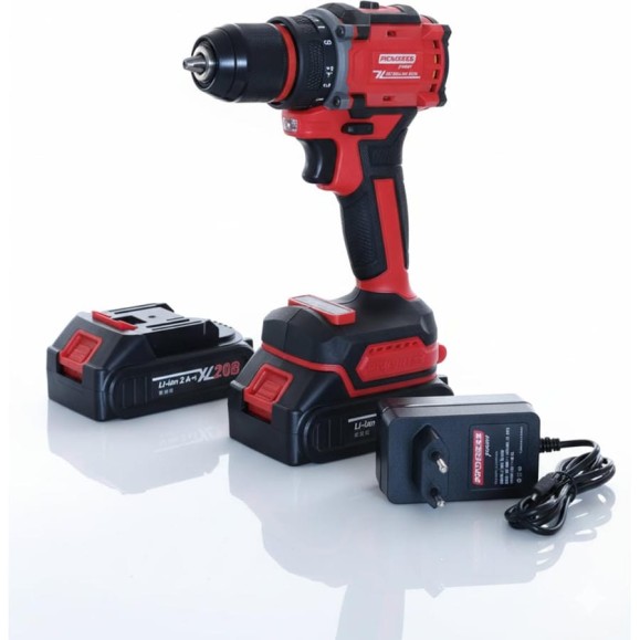 Аккумуляторная дрель-шуруповерт PROKRESSPOWER Li-ion 20V 2,0Ач CD-20/60 BL Xline 60Hm 2 АКБ + ЗУ Prokress power 00-00002303