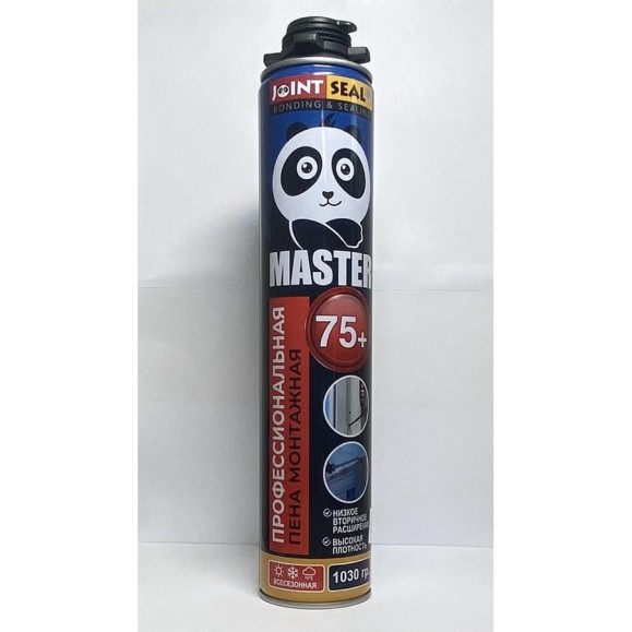Всесезонная профессиональная монтажная пена JOINTSEAL PUFOAM MASTER 1030 гр. PU-FOAM-MASTER ALLS 75+