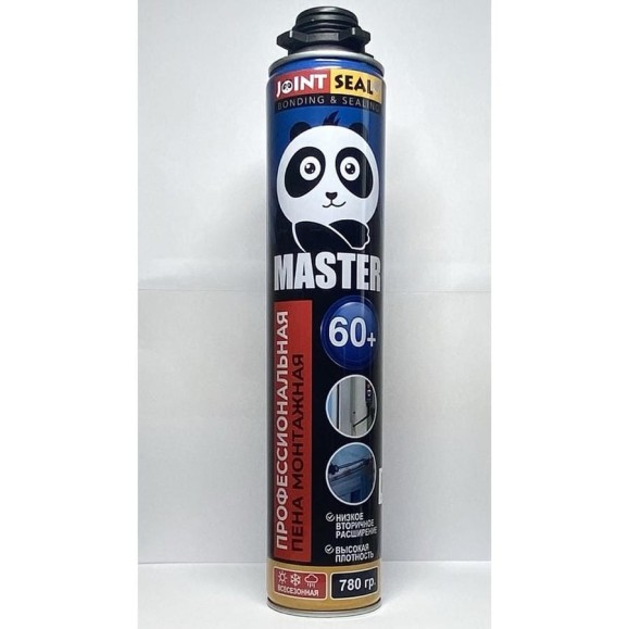 Пена монтажная JointSeal PUFOAM MASTER Всесезонная профессиональная 780 гр. PU-FOAM-MASTER ALLS 60+