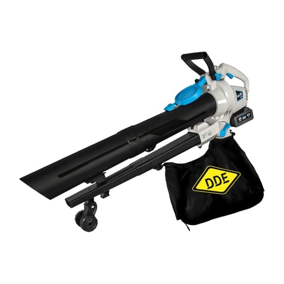 Воздуходув аккумуляторный DDE BlueTech VBB 6040 S (600 м³/ч, 52 м/с, измельчитель, сборник, без ЗУ и АКБ) 912-334