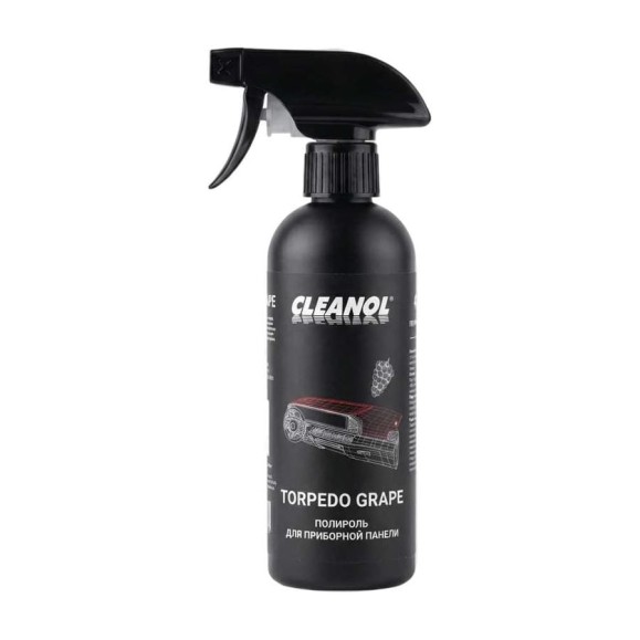 Полироль для приборной панели флакон 500 мл TORPEDO GRAPE CLEANOL 0.500/0013