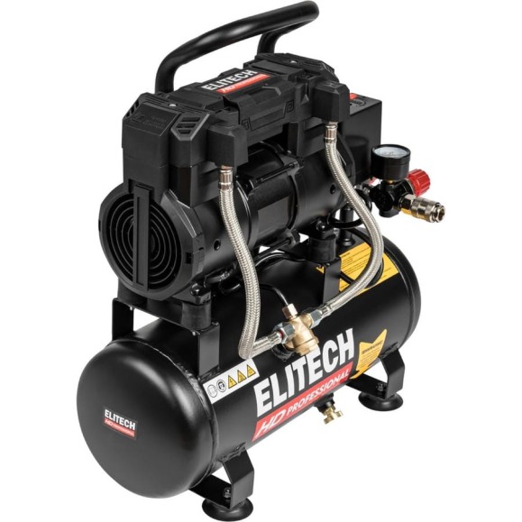 Компрессор безмасляный малошумный Elitech ACF 200-8S (E0501.001.00) 213681