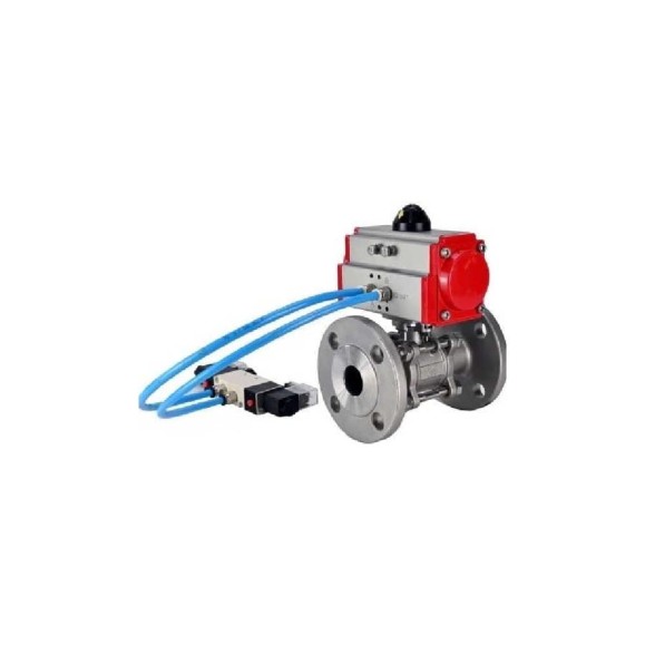 Кран шаровой DN.ru КШФПТ.304.180 Ду100 Ру16, фланц., PTFE, 22х22, WDVF, с пневмоприводом SA-140 и пневмораспределитель PND1-S2EM-52-2-T10-220VAC D160-81476 Кран шаровой DN.ru КШФПТ.304.180 Ду100 Ру16, фланц., PTFE, 22х22, WDVF, с пневмоприводом SA-140 и пневмораспределитель PND1-S2EM-52-2-T10-220VAC D160-81476