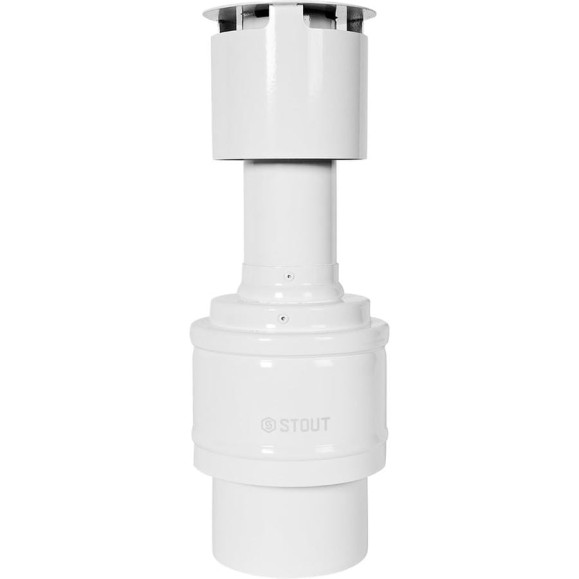 Оголовок вертикальный с ветрозащитой традиционный коаксиальный STOUT SCR-6010-800013 PEE9H4MM72R8GM