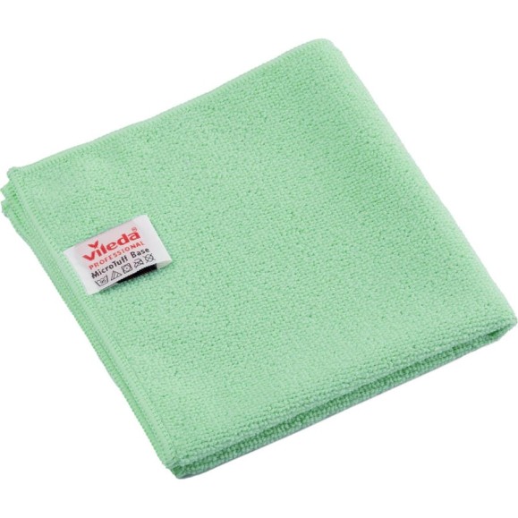 Салфетки VILEDA МикроТафф Бейс, 5шт, микрофибра, зеленый, 36х36см, 174180 703621 Салфетки VILEDA МикроТафф Бейс, 5шт, микрофибра, зеленый, 36х36см, 174180 703621