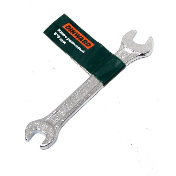 Ключ рожковый DINWARD 8*9 CrV эллипт.форма 746116v Ключ рожковый DINWARD 8*9 CrV эллипт.форма 746116v