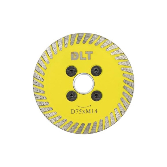 Диск алмазный DLT MINI TURBO 75мм, толщина 2мм, (для чистки клея), арт. 1179