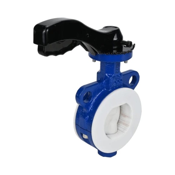 Затвор дисковый поворотный DN.ru WCB-WCB-PTFE-PTFE-Fb-H Ду50 Ру16 с четвертьоборотным электроприводом QT-003 220В D050-92059