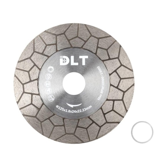 Диск алмазный DLT №35 (SUPERPRO) 125мм, посадочный O 22.23мм, толщина 1.8мм (гранит) 1959