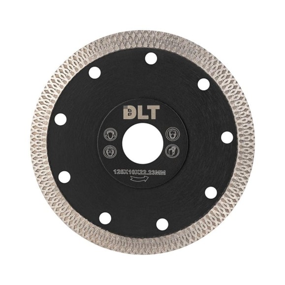 Диск алмазный DLT Turbo-X Black 125мм, посадочный O 22.23мм (керамогранит) 1483