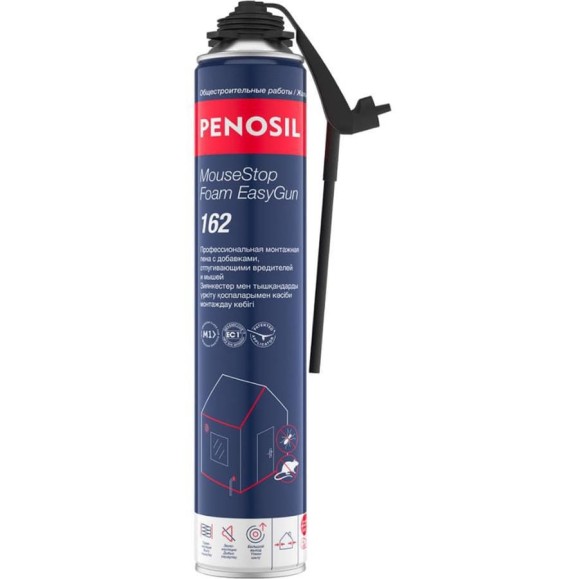 Пена монтажная профессиональная PENOSIL MouseStop Foam EasyGun 750 мл A1685Z Пена монтажная профессиональная PENOSIL MouseStop Foam EasyGun 750 мл A1685Z