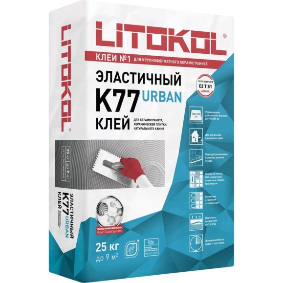 Клеевая смесь LITOKOL K77 URBAN (25kg bag) 512000002