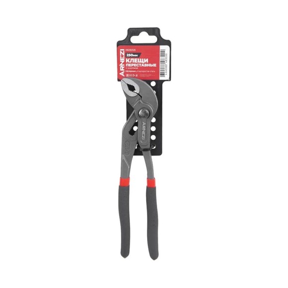 Клещи переставные с кнопкой фиксатором Arnezi 250мм R6050125