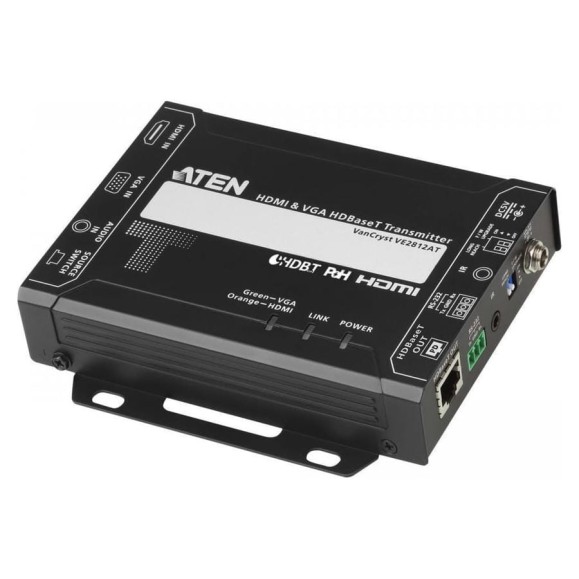 Передатчик ATEN HDMI VGA HDBaseT с POH (4K 100м /1080p 150м) VE2812AT-AT-G