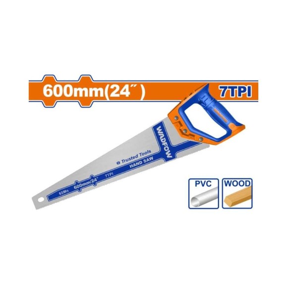 Ножовка по дереву WADFOW 600 мм 7TPI 6/24 WHW1124