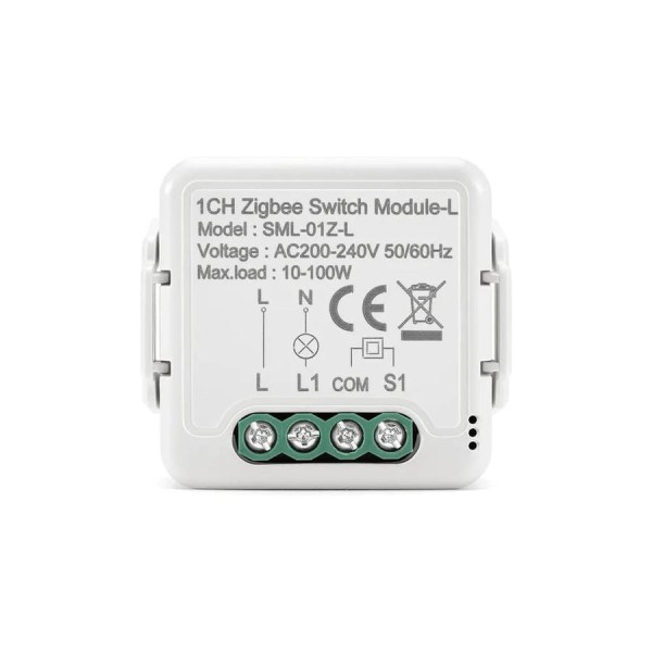 Умный выключатель SmartButler 1 канал (Zigbee, 230В, 0,5A, без нейтрали) SB020300