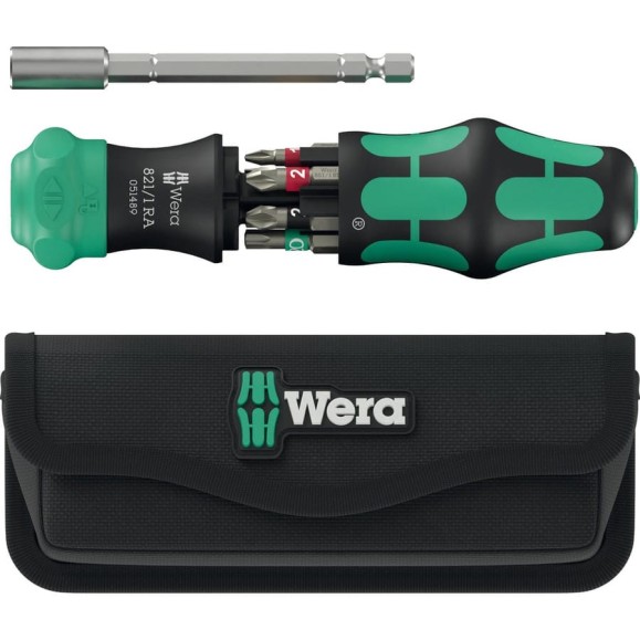 Набор бит с отвёрткой-битодержателем WERA с чехлом, 6 пр., биты 2x 851/1 BTZ PH 1x25 мм, PH 2x25 мм, 1x 855/1 BTZ PZ 2 x 25 мм, 2x 867/1 BTZ TORX TX 20x25 мм, TX 25x25 мм, 1x 800/1 BTZ 0.8 мм x 5.5 мм x 25 мм WE-051520 Набор бит с отвёрткой-битодержателем WERA с чехлом, 6 пр., биты 2x 851/1 BTZ PH 1x25 мм, PH 2x25 мм, 1x 855/1 BTZ PZ 2 x 25 мм, 2x 867/1 BTZ TORX TX 20x25 мм, TX 25x25 мм, 1x 800/1 BTZ 0.8 мм x 5.5 мм x 25 мм WE-051520