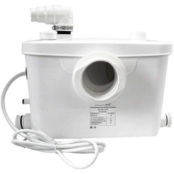 Канализационная насосная станция PROFLINE WL-400-L1-SR (туалет, раковина 400вт, 90 град, 7м, 100л/мин) УТ-00057776