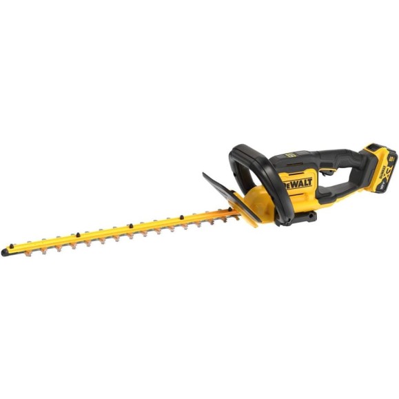 Аккумуляторный кусторез Dewalt DCMHT564P1, 18 В, 56 см, 2800 ход/мин, с АКБ 5 Ач и ЗУ DCMHT564P1-QW Аккумуляторный кусторез Dewalt DCMHT564P1, 18 В, 56 см, 2800 ход/мин, с АКБ 5 Ач и ЗУ DCMHT564P1-QW